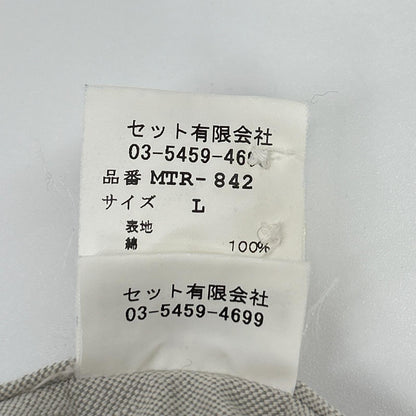 Mountain Research マウンテン リサーチ MTR-842 グレー コットン100 動物刺繍 長袖ボタンダウンシャツ トップス