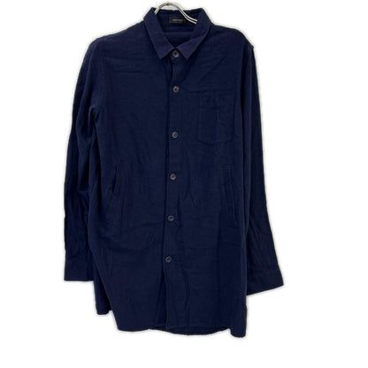 UNDER COVER アンダーカバー 14AW　ネイビー ネップロングシャツ トップス