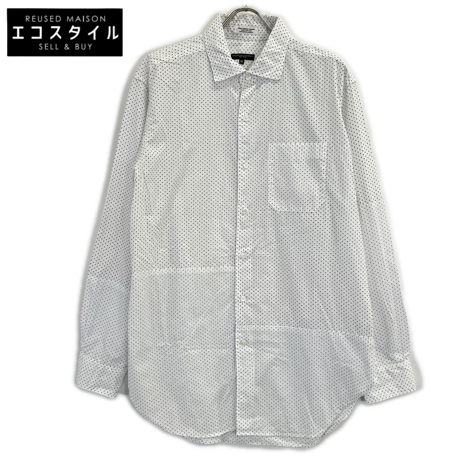 Engineered Garments エンジニアードガーメンツ ドット柄 長袖シャツ コットン トップス