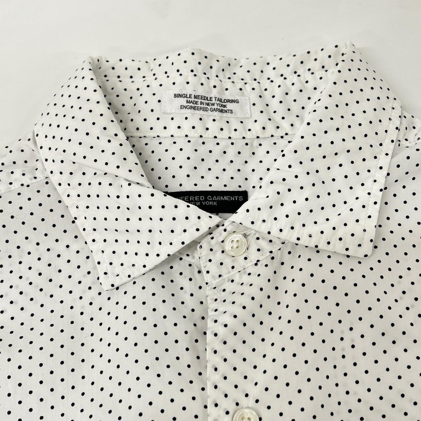 Engineered Garments エンジニアードガーメンツ ドット柄 長袖シャツ コットン トップス