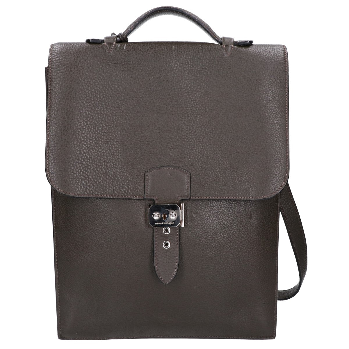 HERMES エルメス □F刻印 サックアデペッシュDPLG フィヨルド ショルダーバッグ