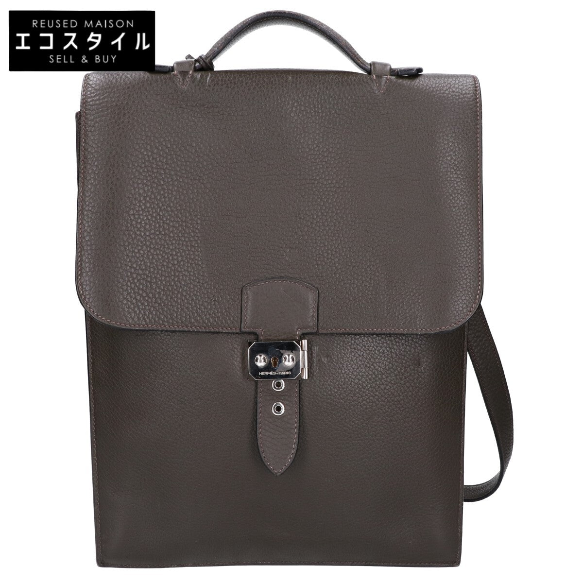 HERMES エルメス □F刻印 サックアデペッシュDPLG フィヨルド ショルダーバッグ