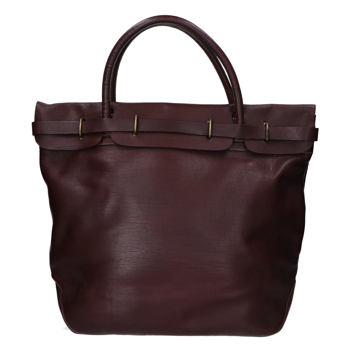 VISVIM ビズビム MAIL SATCHEL L バイソンレザー トートバッグ