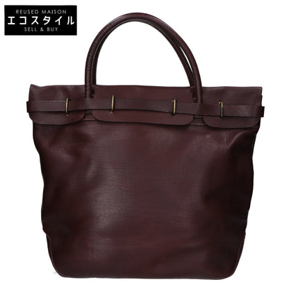 VISVIM Visvim MAIL SATCHEL L Bison Leather Tote Bag