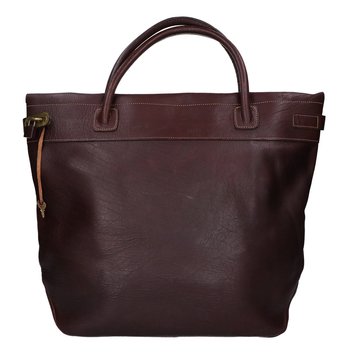 VISVIM Visvim MAIL SATCHEL L Bison Leather Tote Bag