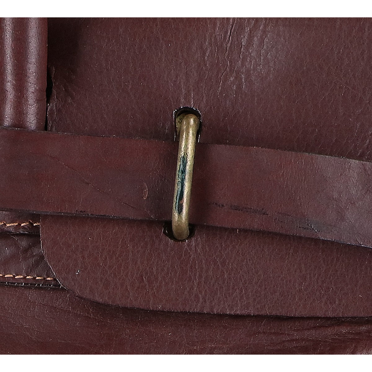 VISVIM Visvim MAIL SATCHEL L Bison Leather Tote Bag