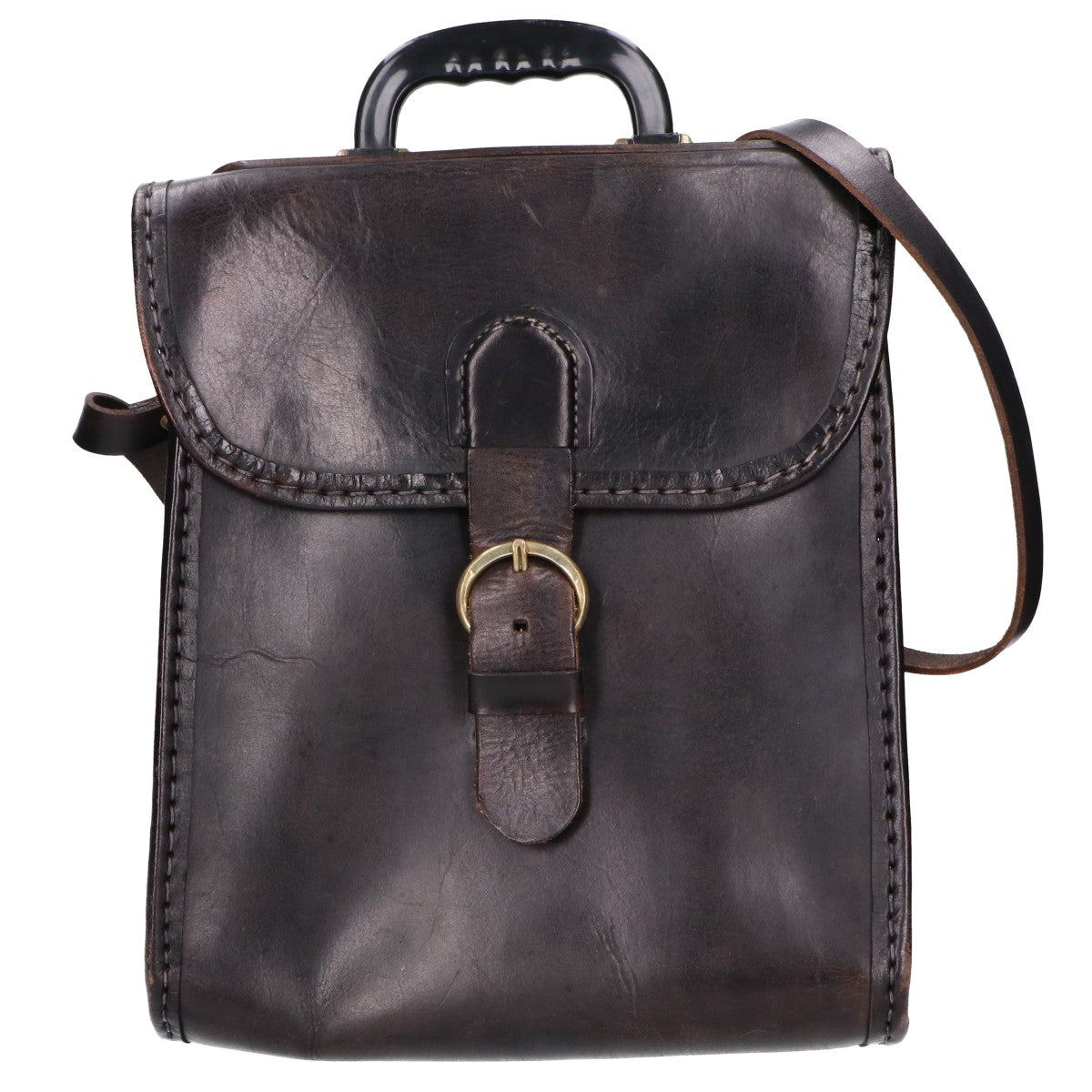 MUNOZ VRANDECIC Muñoz Vrandecic Leather-Flap 2-Way Shoulder Bag