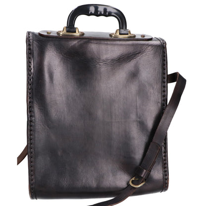 MUNOZ VRANDECIC Muñoz Vrandecic Leather-Flap 2-Way Shoulder Bag