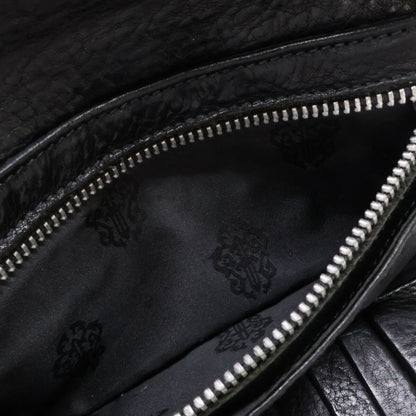 Chrome hearts クロムハーツ クロスボタン ヘビーレザー ウェーブウォレット 長財布（小銭入れあり）
