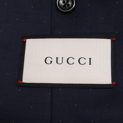 GUCCI グッチ 【新品同様/国内正規】406139 ドット柄 ウール 2Bシングルスーツ スーツ セットアップ