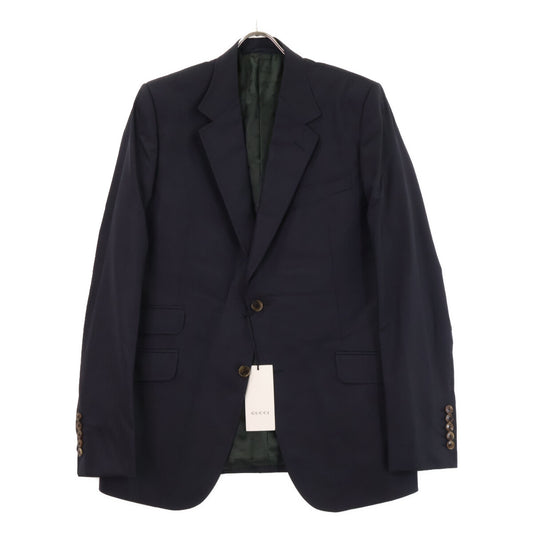 GUCCI グッチ 【新品同様/国内正規】406130 ウールｘシルク 2Bシングルスーツ スーツ セットアップ