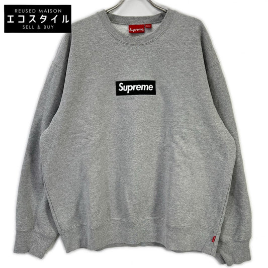 Supreme シュプリーム 22AW グレー Box Logo Crewneck トップス