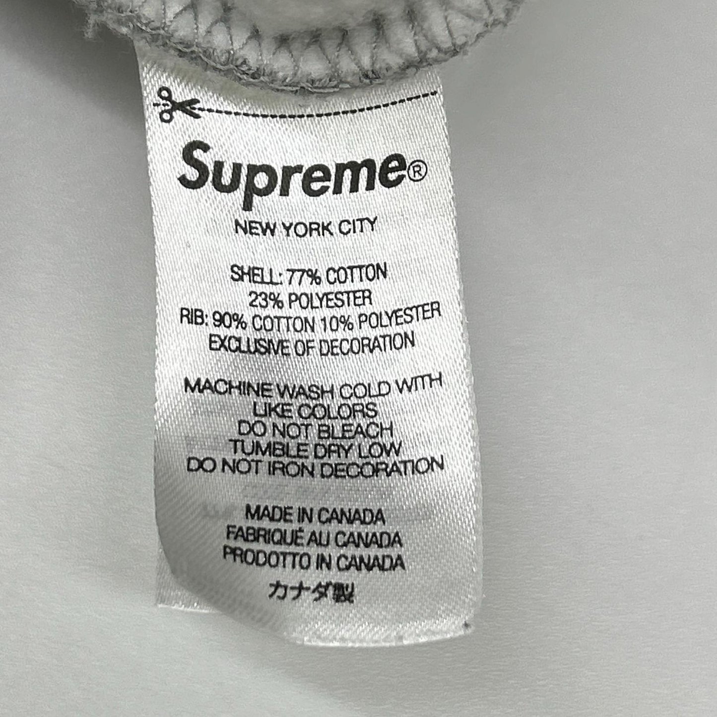 Supreme シュプリーム 22AW グレー Box Logo Crewneck トップス