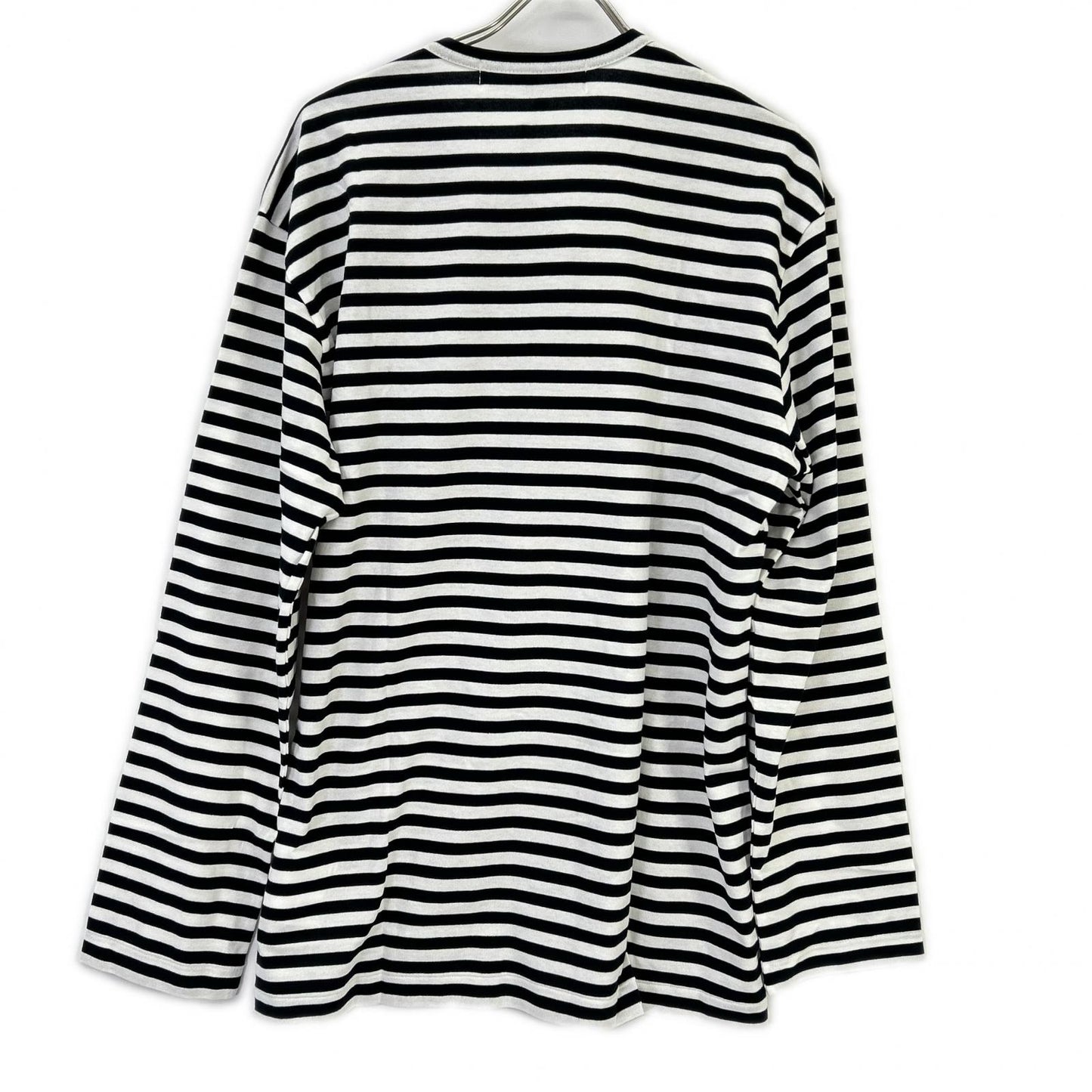 PLAYCOMMEdesGARCONS プレイコムデギャルソン ボーダー クルーネック ロングTシャツ トップス