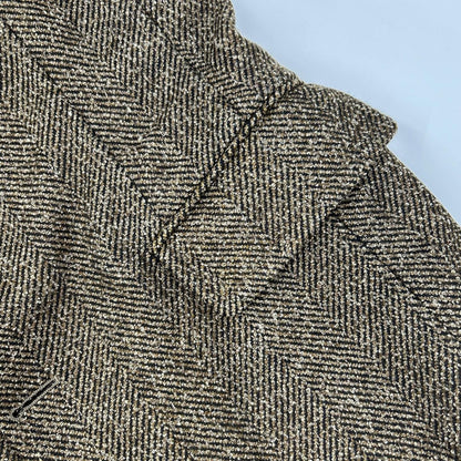 BOGLIOLI ボリオリ C2701Z K.JAKET ブラウン ヘリンボーン ウールチェスターコート コート