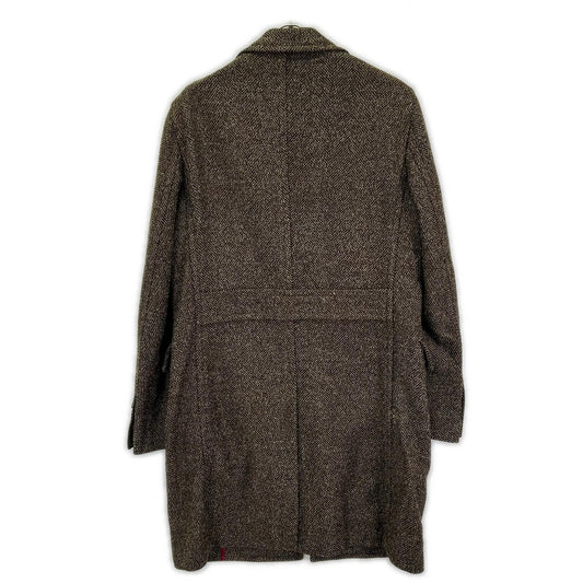 BOGLIOLI ボリオリ C2701Z K.JAKET ブラウン ヘリンボーン ウールチェスターコート コート