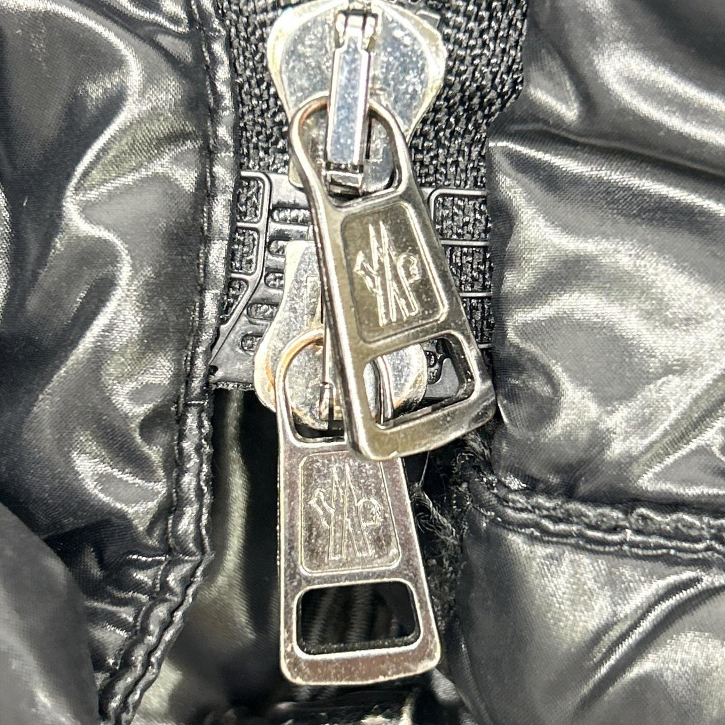 MONCLER モンクレール 44502 ブラック ロッドファー ダウンジャケット ジャケット