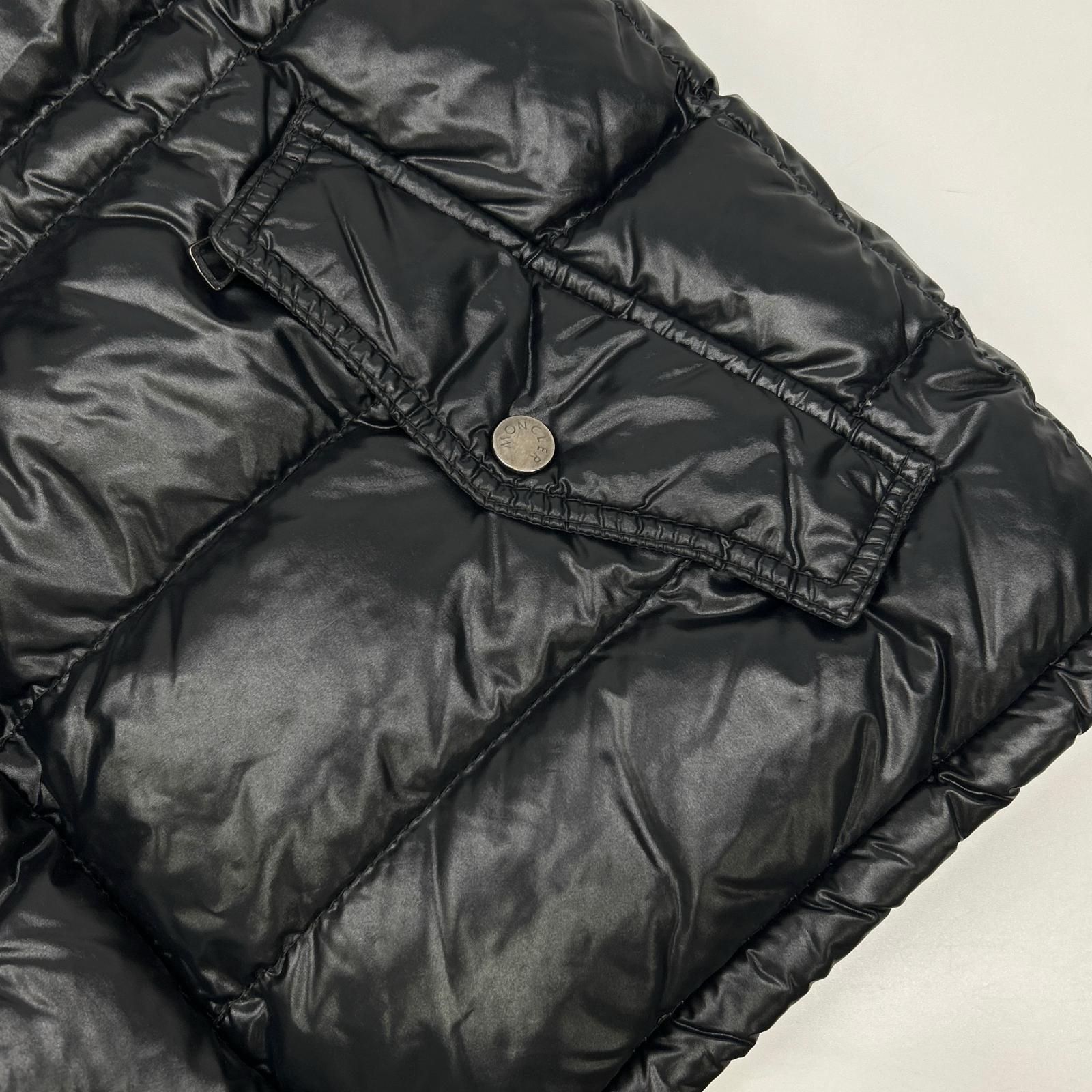 MONCLER モンクレール 44502 ブラック ロッドファー ダウンジャケット ジャケット