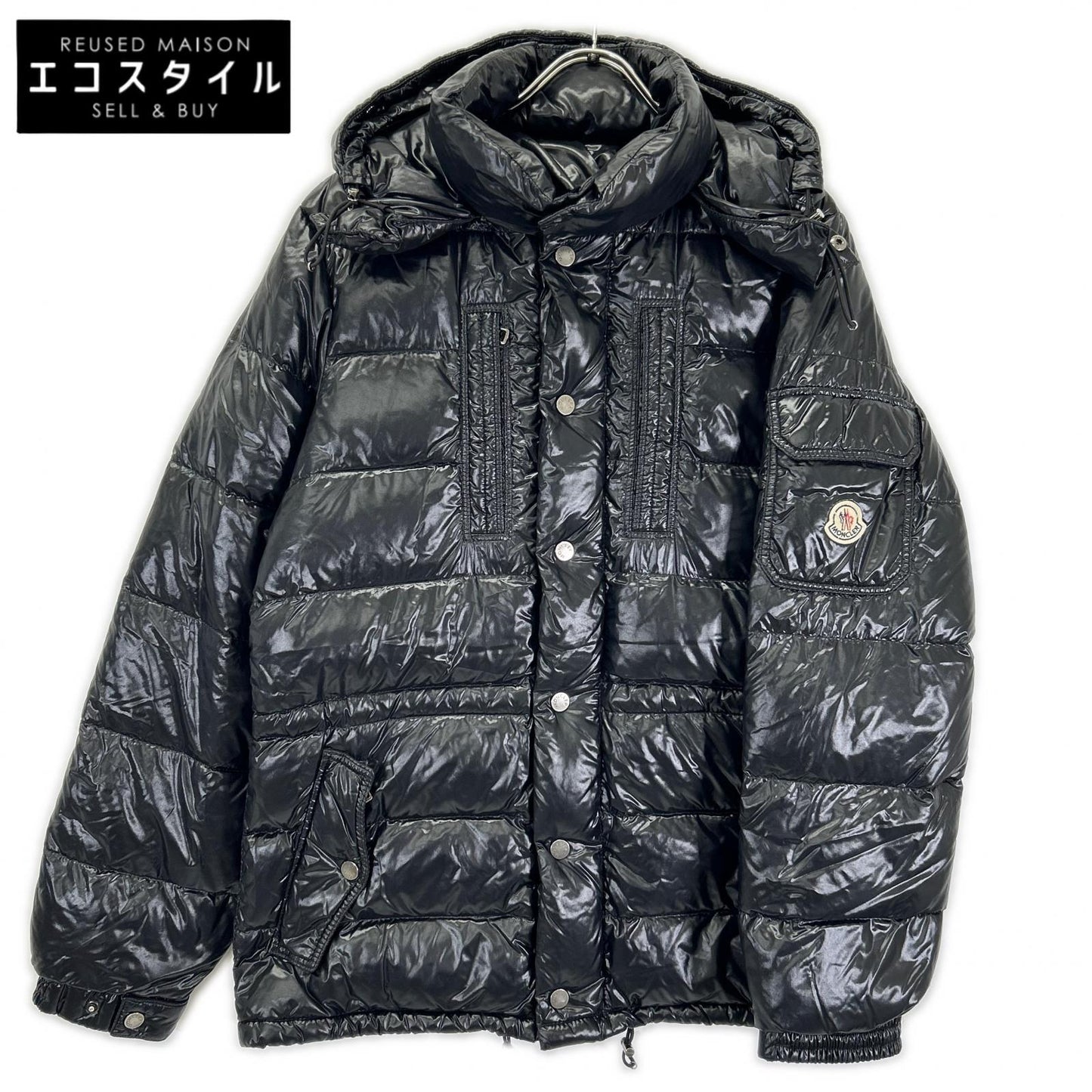 MONCLER モンクレール 44502 ブラック ロッドファー ダウンジャケット ジャケット