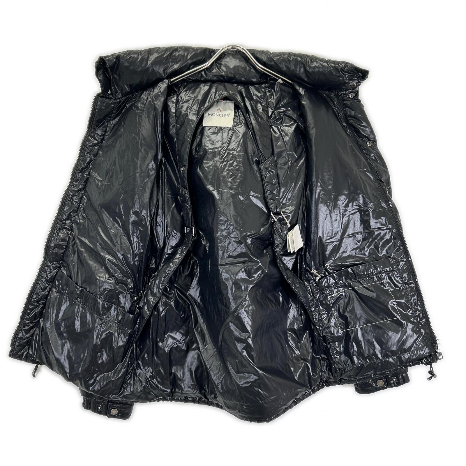 MONCLER モンクレール 44502 ブラック ロッドファー ダウンジャケット ジャケット