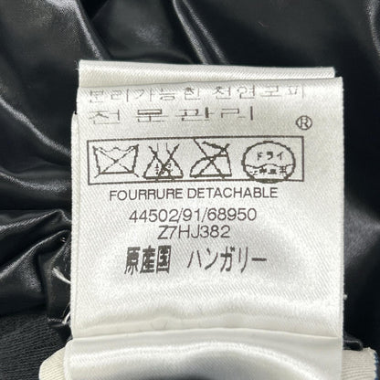 MONCLER モンクレール 44502 ブラック ロッドファー ダウンジャケット ジャケット