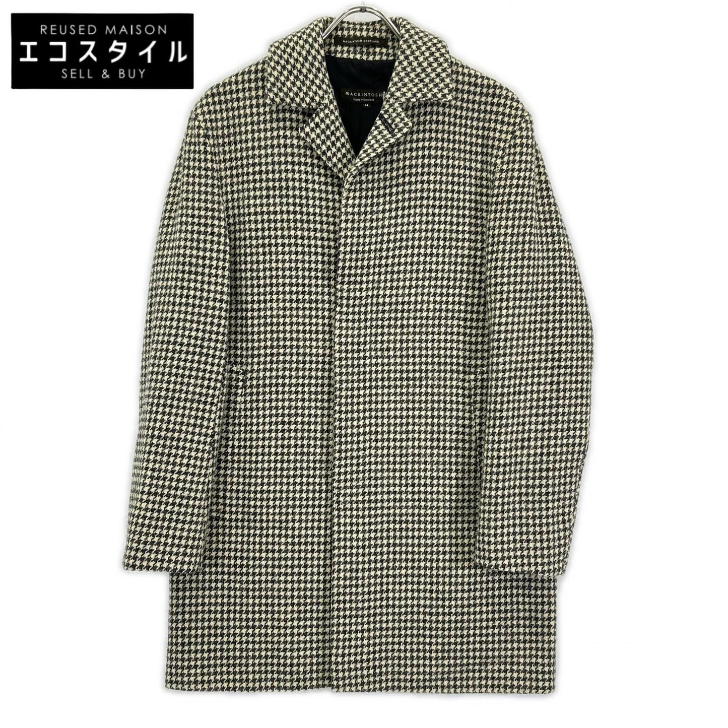 MACKINTOSH マッキントッシュ Houndstooth Coat Wool Coat