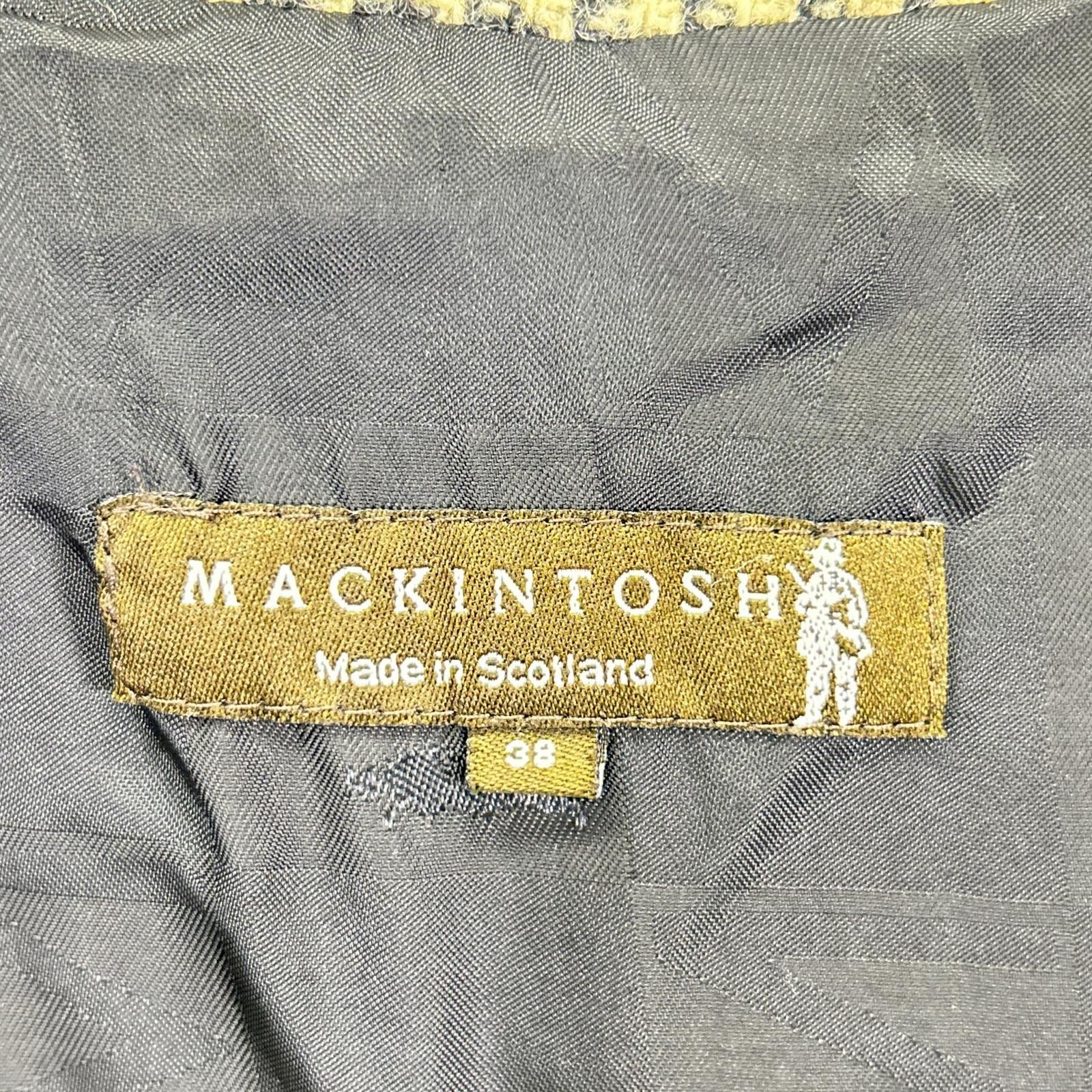 MACKINTOSH マッキントッシュ 千鳥柄 コート ウール コート