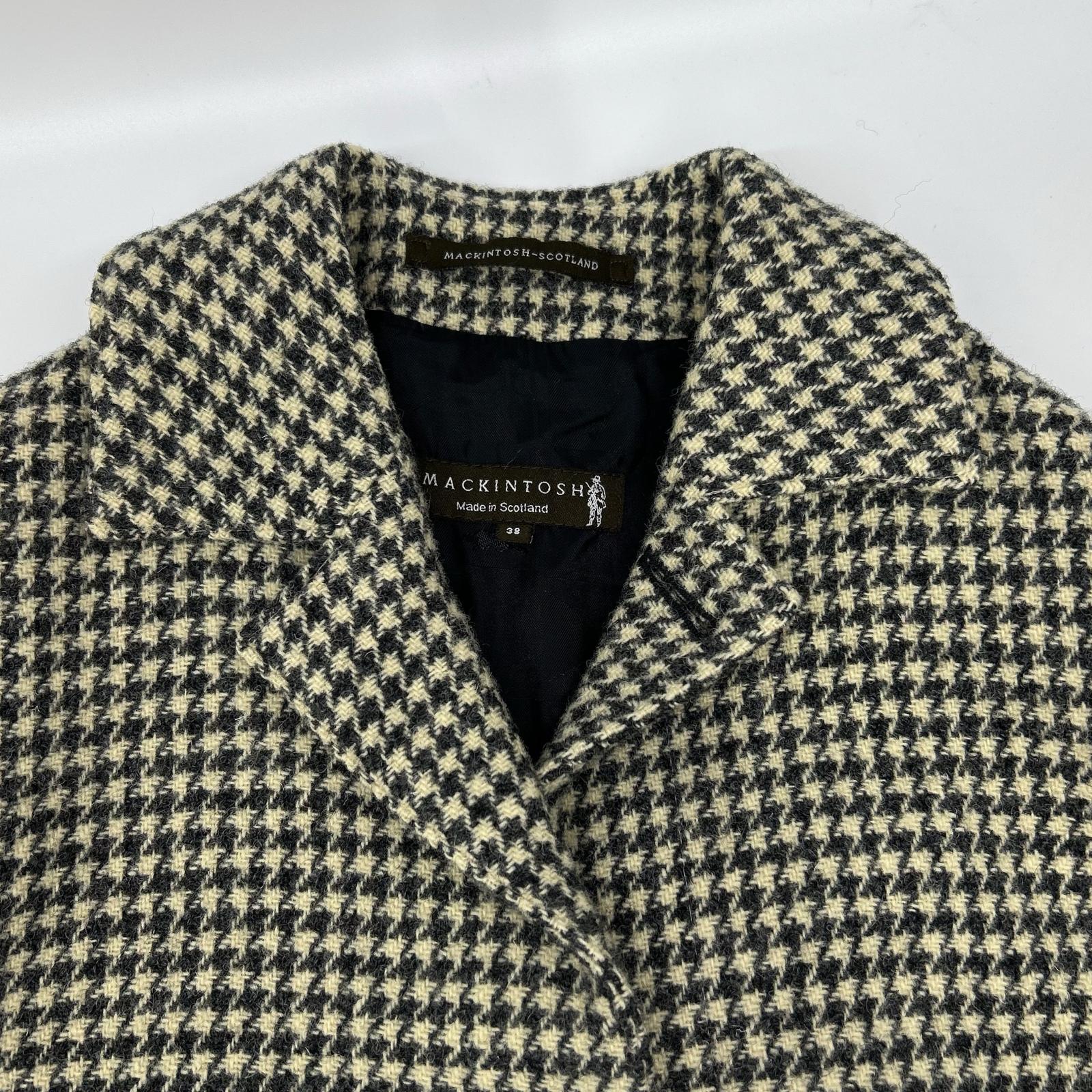 MACKINTOSH マッキントッシュ 千鳥柄 コート ウール コート