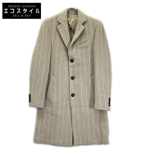 LARDINI ラルディーニ ホワイト JL23143AQ　ウール　シングル3Bチェスターコート コート