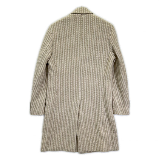 LARDINI ラルディーニ ホワイト JL23143AQ　ウール　シングル3Bチェスターコート コート