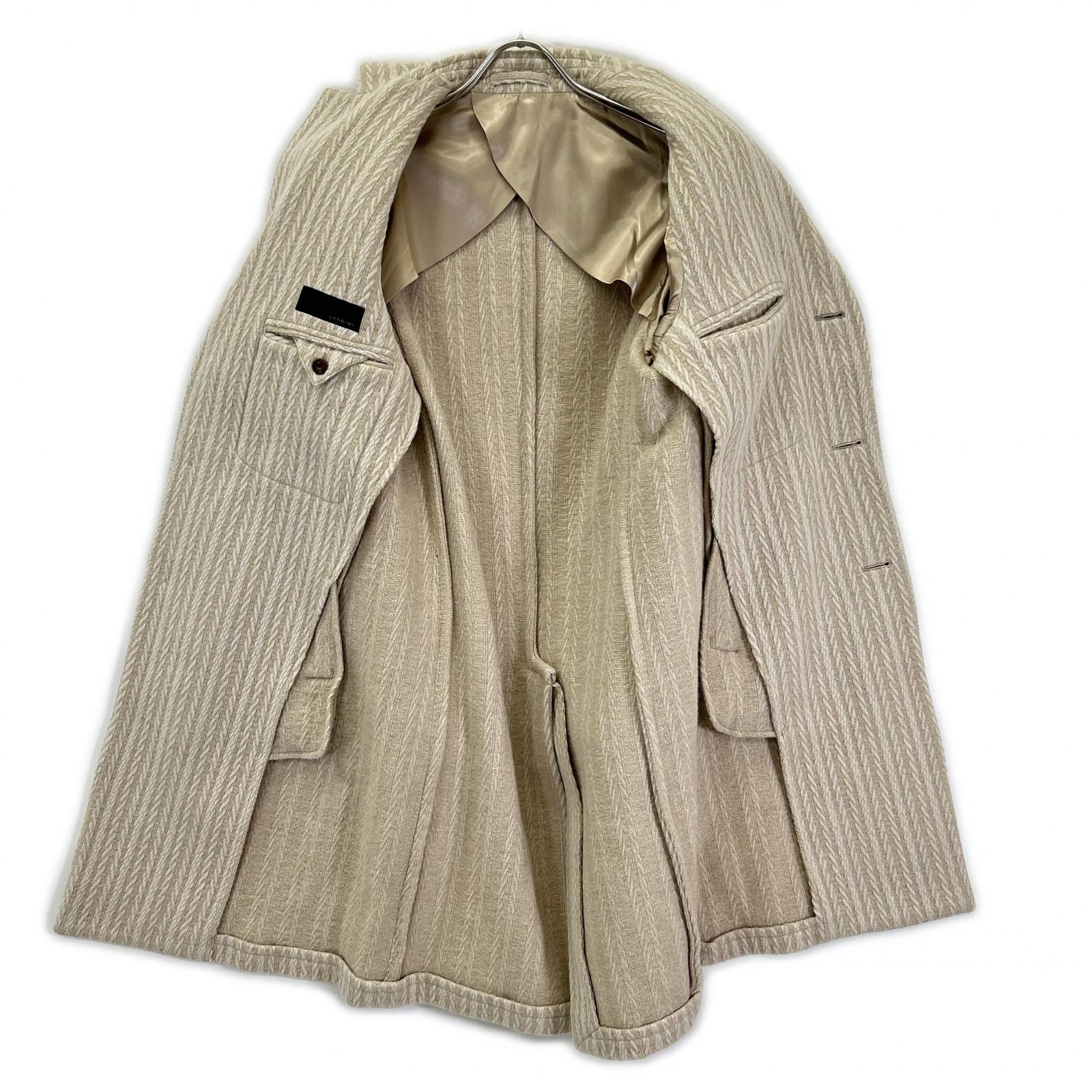 LARDINI ラルディーニ ホワイト JL23143AQ　ウール　シングル3Bチェスターコート コート