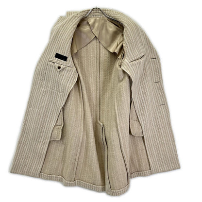 LARDINI ラルディーニ ホワイト JL23143AQ　ウール　シングル3Bチェスターコート コート