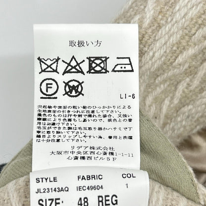 LARDINI ラルディーニ ホワイト JL23143AQ　ウール　シングル3Bチェスターコート コート