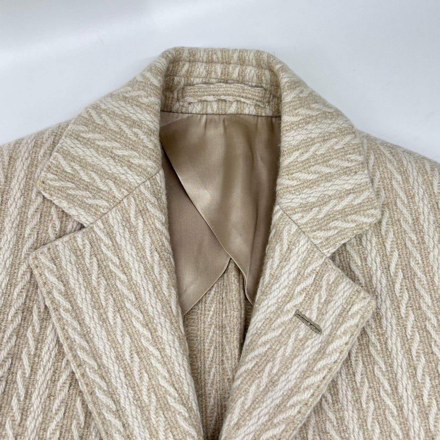 LARDINI ラルディーニ ホワイト JL23143AQ　ウール　シングル3Bチェスターコート コート