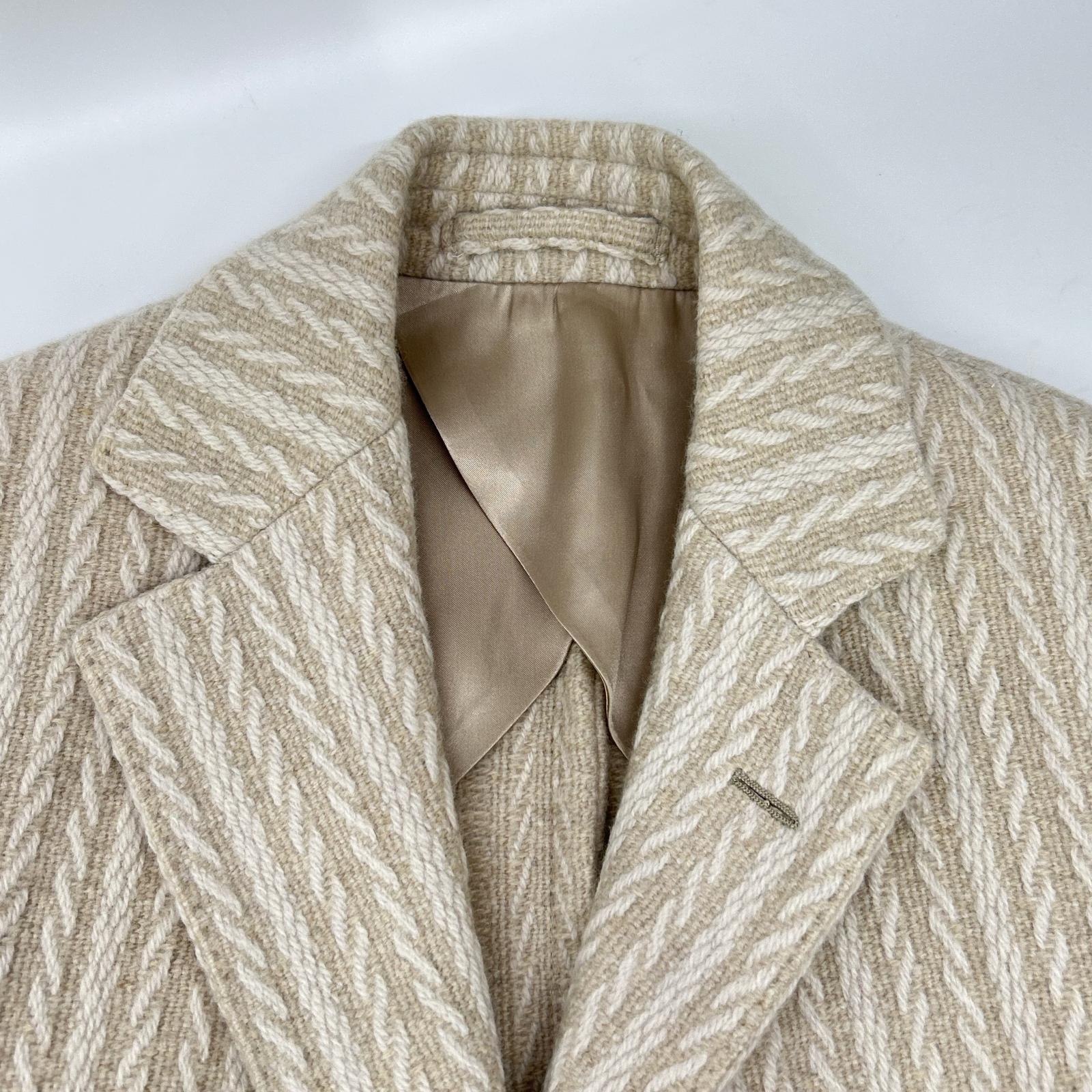 LARDINI ラルディーニ ホワイト JL23143AQ　ウール　シングル3Bチェスターコート コート