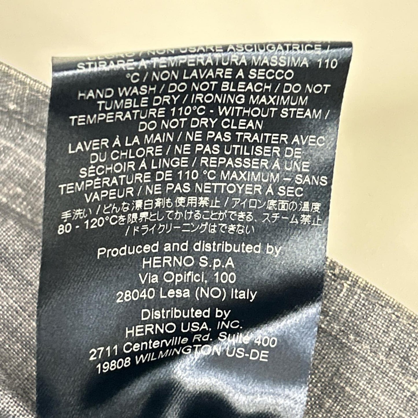 HERNO ヘルノ IM0126U-17100-9100 ブルー トレンチコート リネン コート