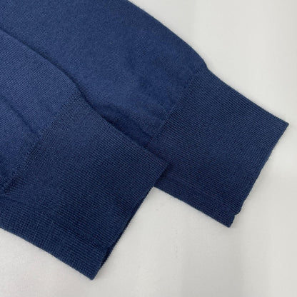 HERMES エルメス ブルー×ブラック ロングスリーブTシャツ トップス