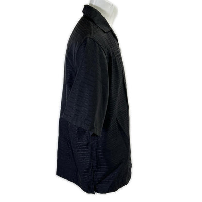PRADA プラダ 【国内正規】SC620 S222 11FC RE-NYLON トライアングルロゴプレート フロントジップ 半袖シャツ トップス