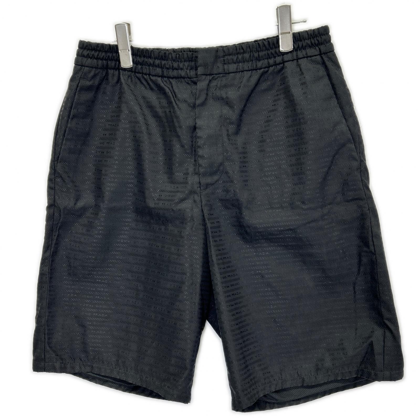 PRADA プラダ 【国内正規】SPH226 S222 11FC RE-NYLON トライアングルロゴプレート ショートパンツ ボトムス