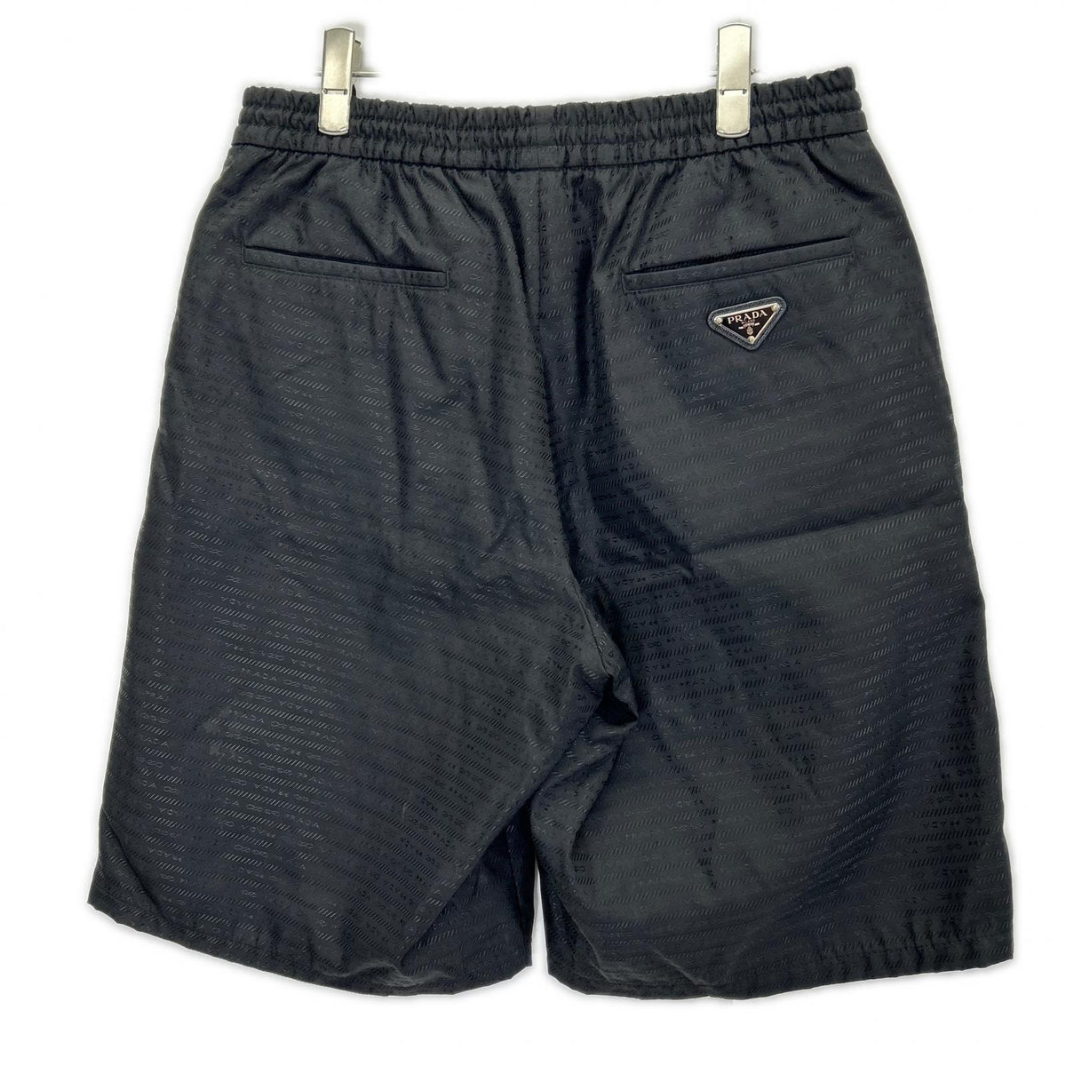PRADA [Domestic authorized] SPH226 S222 11FC RE-NYLON triangle logo plate shorts bottoms