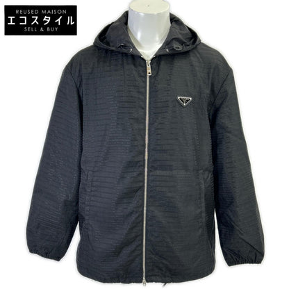 PRADA プラダ 【国内正規】SGC057 S221 11FC RE-NYLON トライアングルロゴプレート ジップアップ フーディジャケット ジャケット