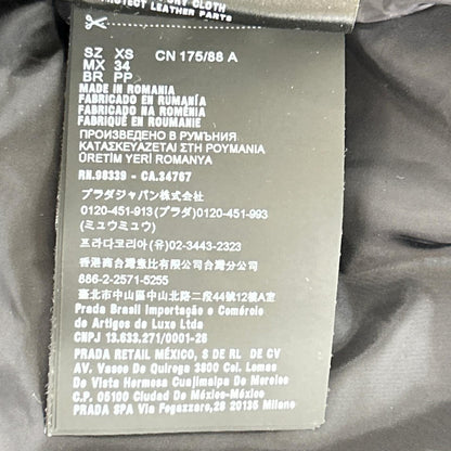 PRADA プラダ 【国内正規】SGC057 S221 11FC RE-NYLON トライアングルロゴプレート ジップアップ フーディジャケット ジャケット