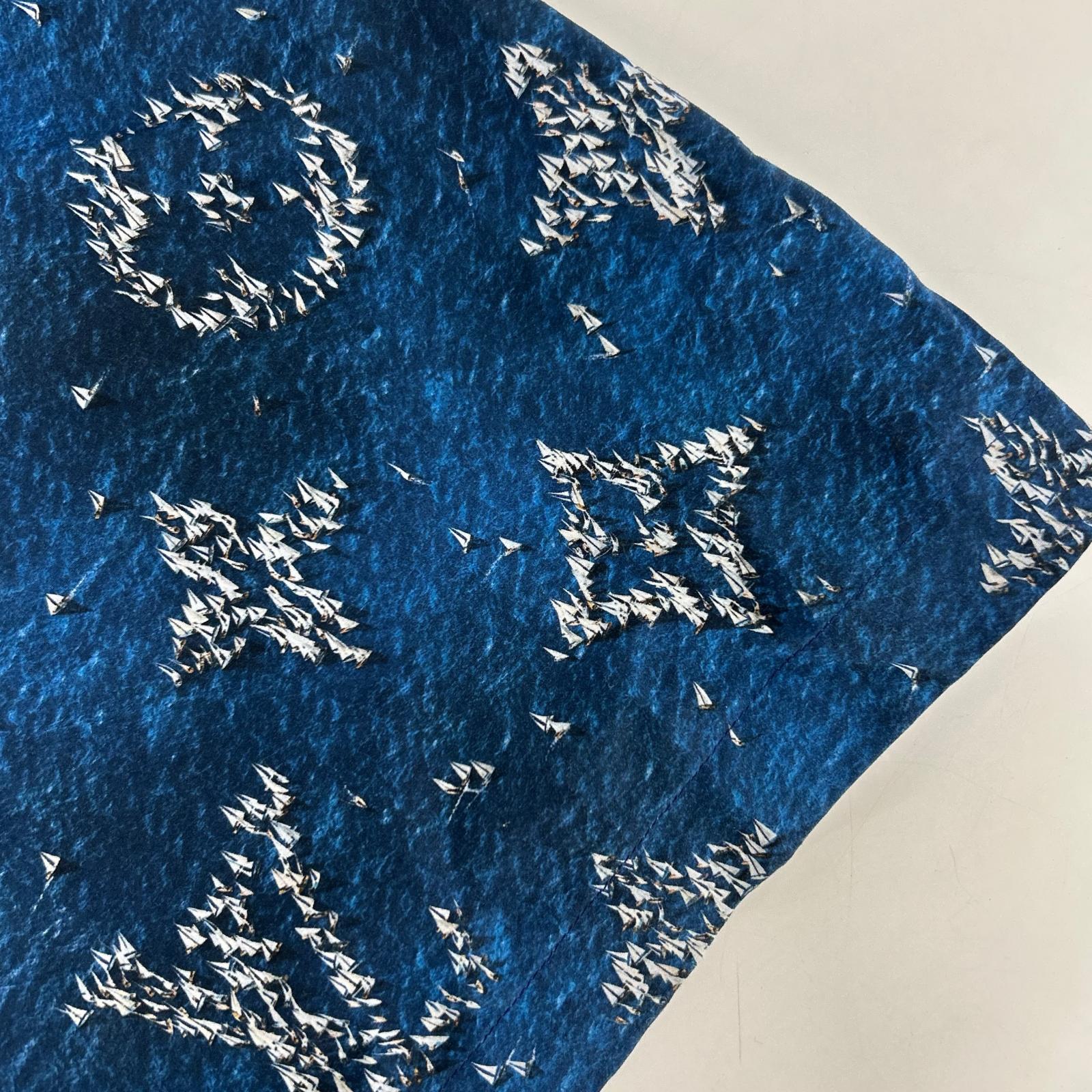 LOUIS VUITTON ルイヴィトン 【美品/国内正規/25年製】1AHVU3/RM252MM UYF HTS04W プリント モノグラム ショートスリーブシャツ トップス