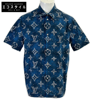 LOUIS VUITTON ルイヴィトン 【美品/国内正規/25年製】1AHVU3/RM252MM UYF HTS04W プリント モノグラム ショートスリーブシャツ トップス