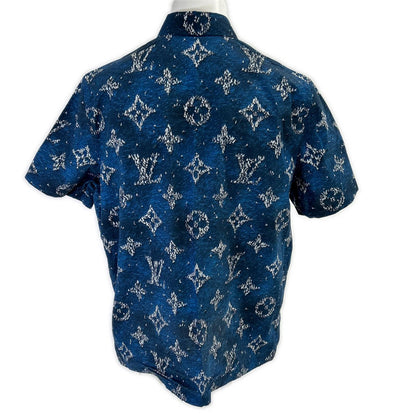 LOUIS VUITTON ルイヴィトン 【美品/国内正規/25年製】1AHVU3/RM252MM UYF HTS04W プリント モノグラム ショートスリーブシャツ トップス