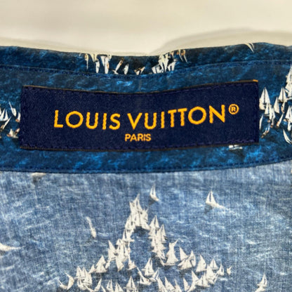 LOUIS VUITTON ルイヴィトン 【美品/国内正規/25年製】1AHVU3/RM252MM UYF HTS04W プリント モノグラム ショートスリーブシャツ トップス