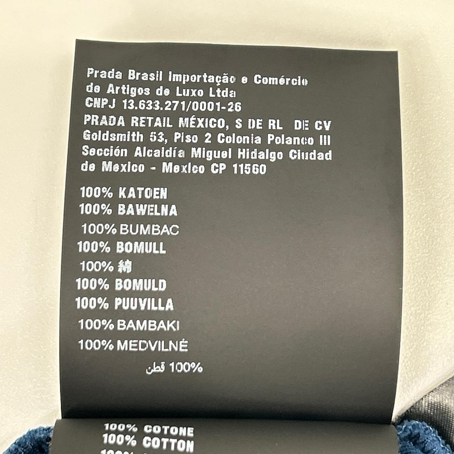 PRADA プラダ 24年製 UJN861 S232 240 ブルー トライアングルロゴ コットン 半袖Tシャツ トップス