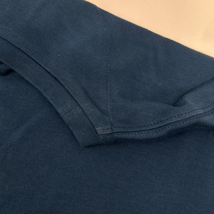 PRADA プラダ 24年製 UJN861 S232 240 ブルー トライアングルロゴ コットン 半袖Tシャツ トップス