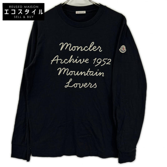 MONCLER モンクレール 【24年製】J20918D00015 LS T-SHIRT ロゴ刺繍 長袖Tシャツ トップス
