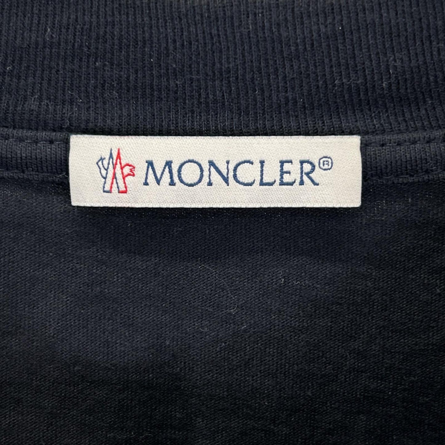 MONCLER モンクレール 【24年製】J20918D00015 LS T-SHIRT ロゴ刺繍 長袖Tシャツ トップス